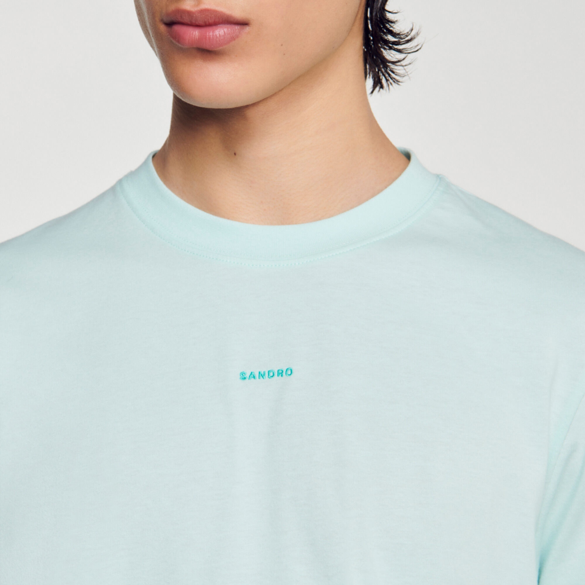 SANDRO EMBROIDERED T-SHIRT - 4