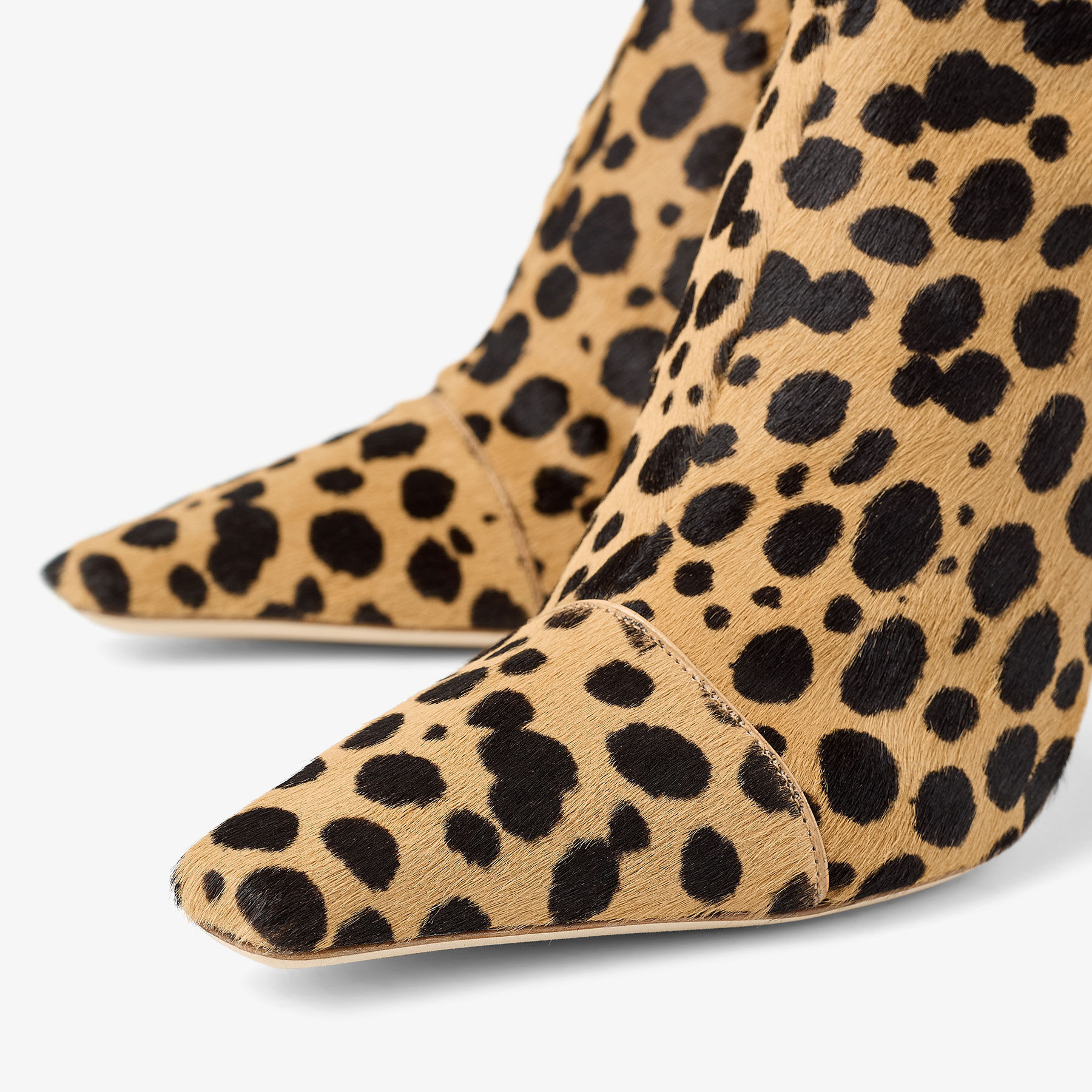 Gloria Knee High Boot 85
Natural Cheetah Print Pony Leather Knee High Boots - 3