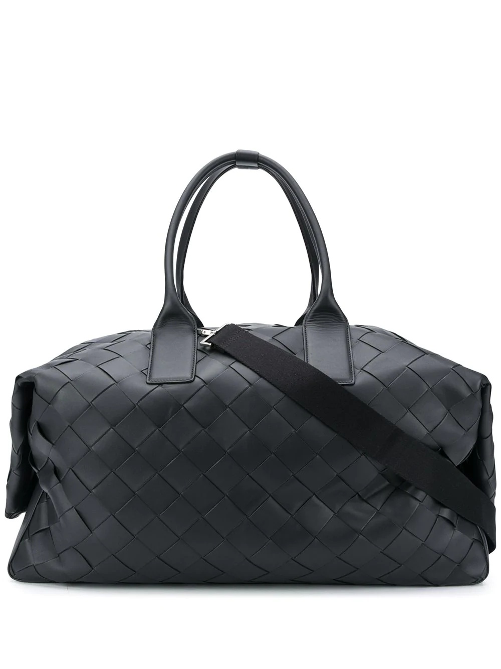 maxi Intrecciato leather duffle bag - 1