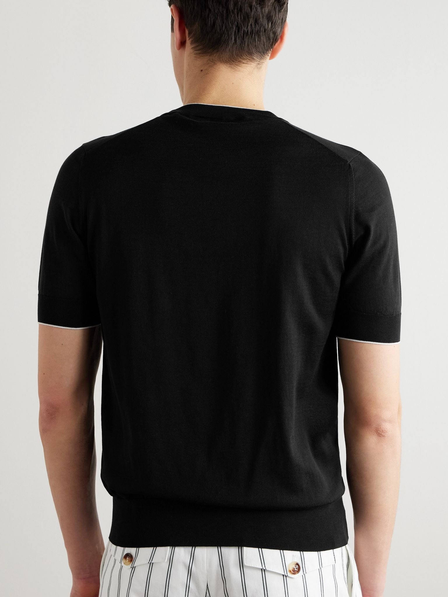 Cotton T-Shirt Black - 3