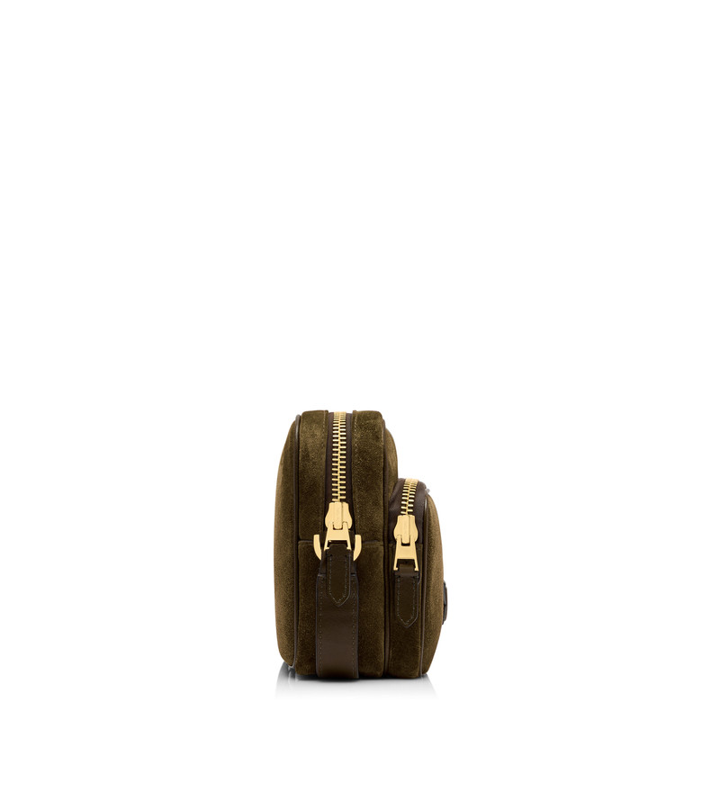 TOM FORD SUEDE DOUBLE ZIP MESSENGER outlook