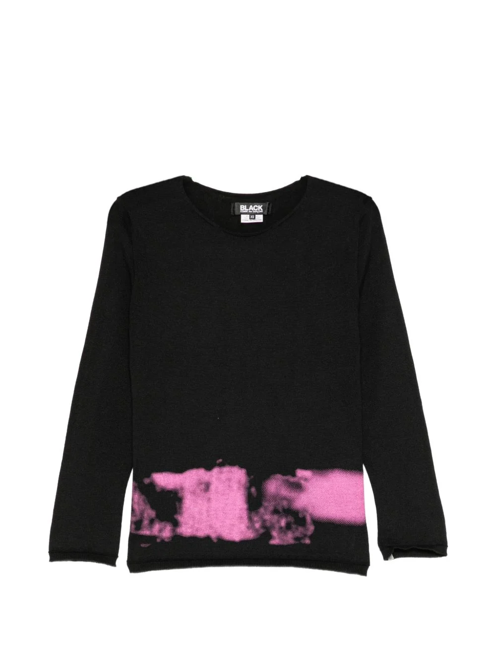 spray-print sweater - 1