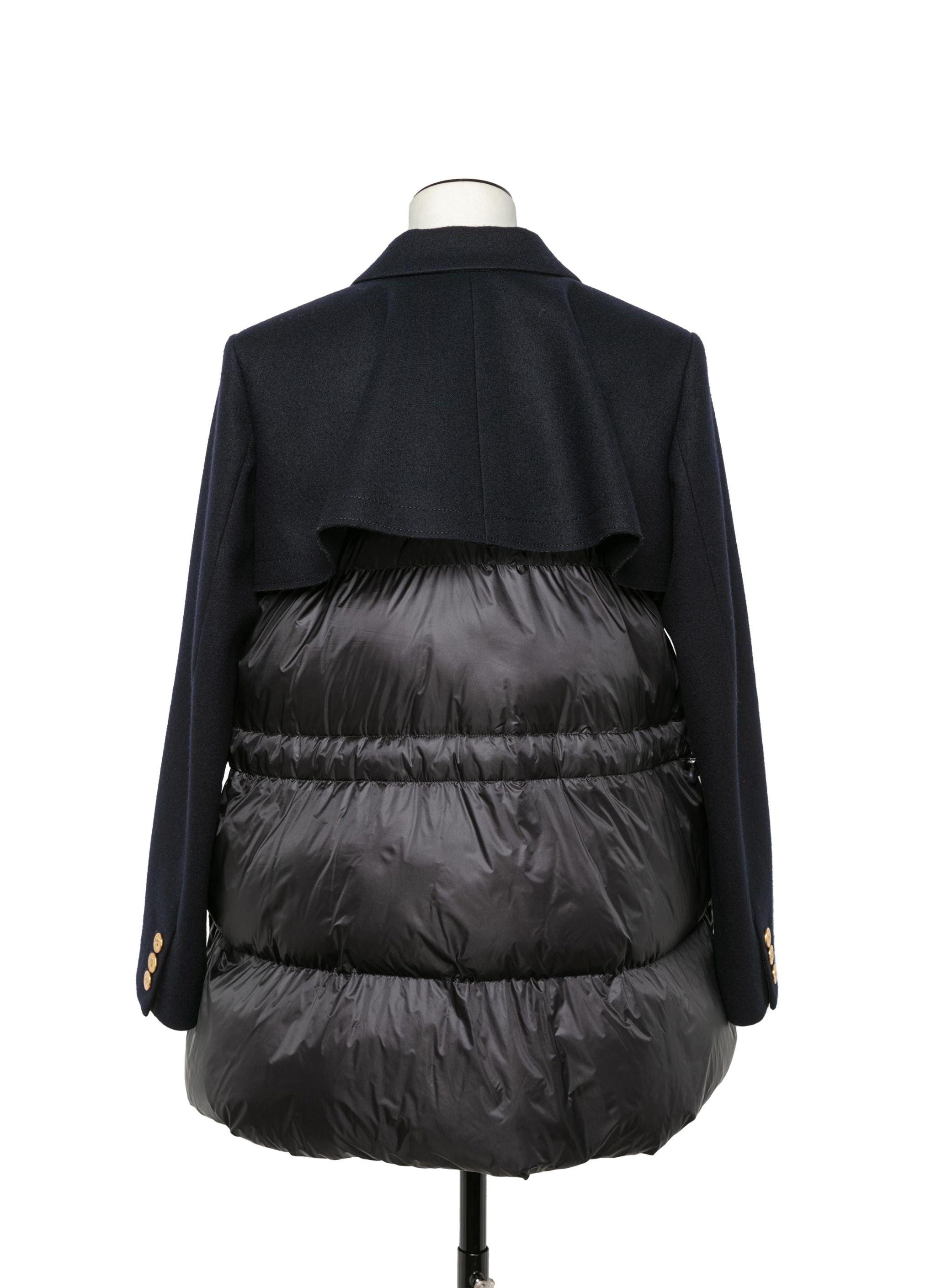 Wool Melton x Puffer Jacket - 4