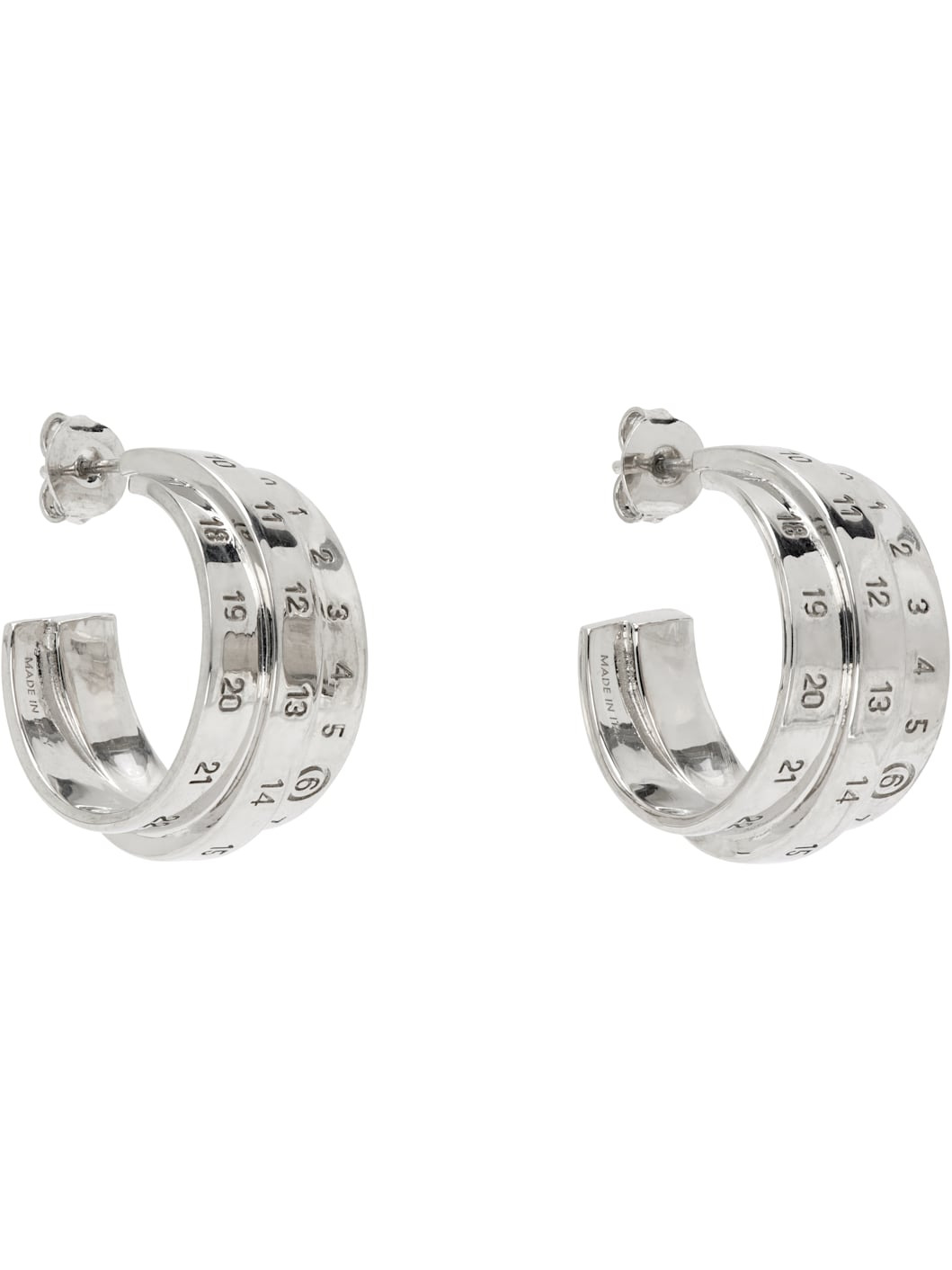 Numeric Cuff Earrings - 2