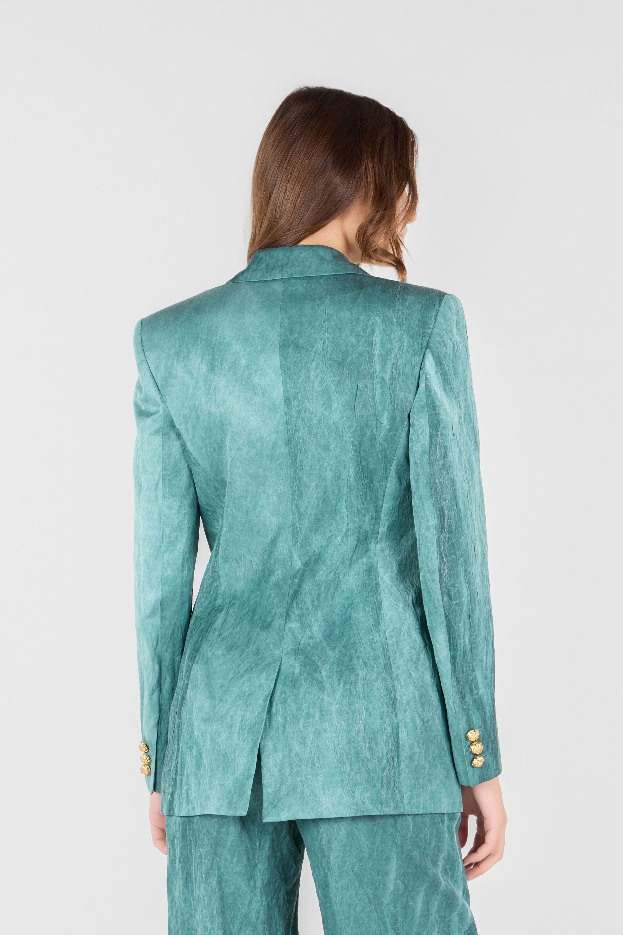 Single-breasted structured blazer - 4