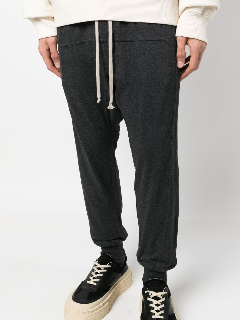 drop-crotch drawstring track pants 5