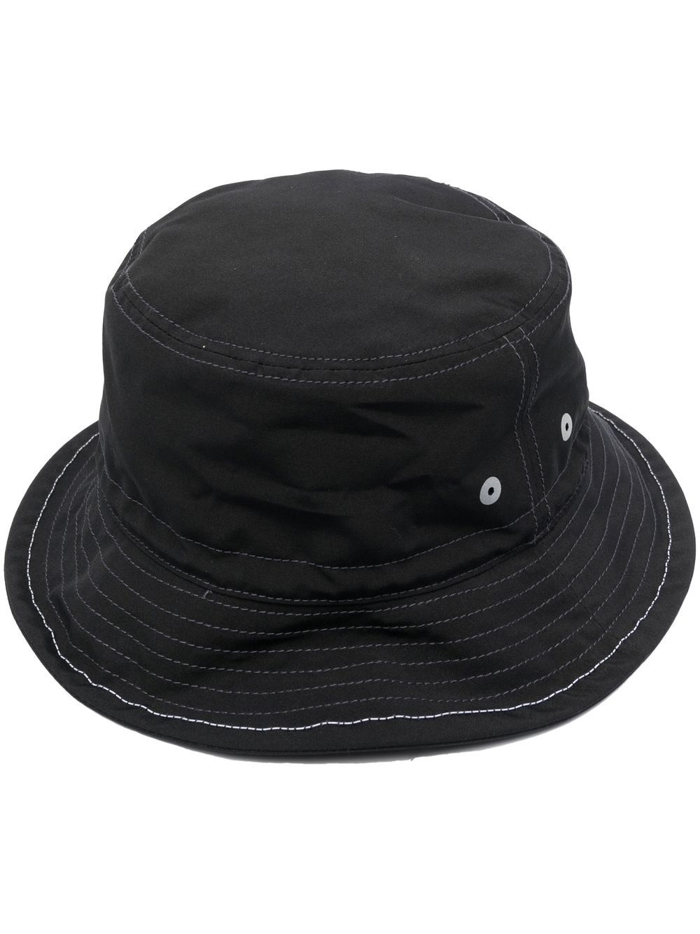 contrast-stitch bucket hat - 1