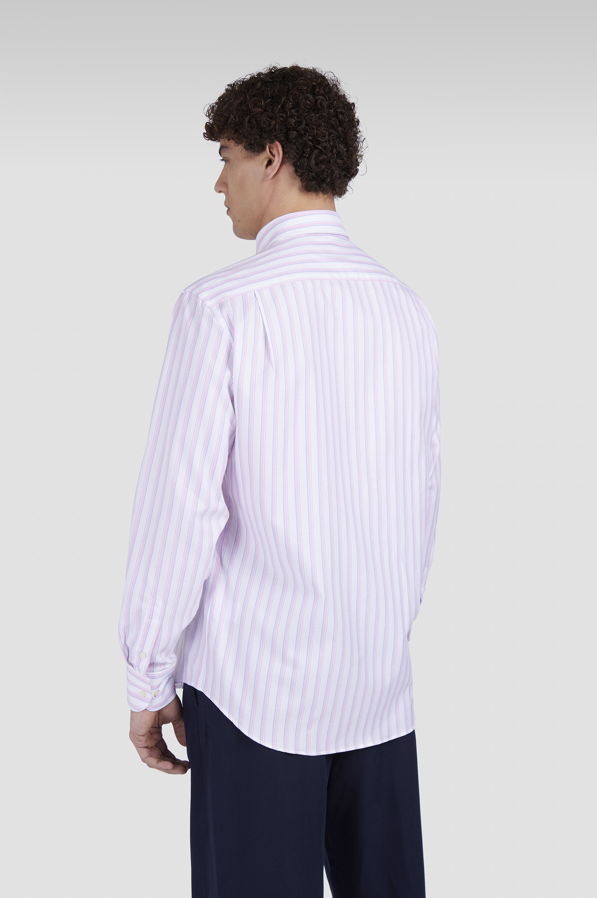 X-SOFT SHIRT WITH MULTICOLOR STRIPED PATTERN - 3