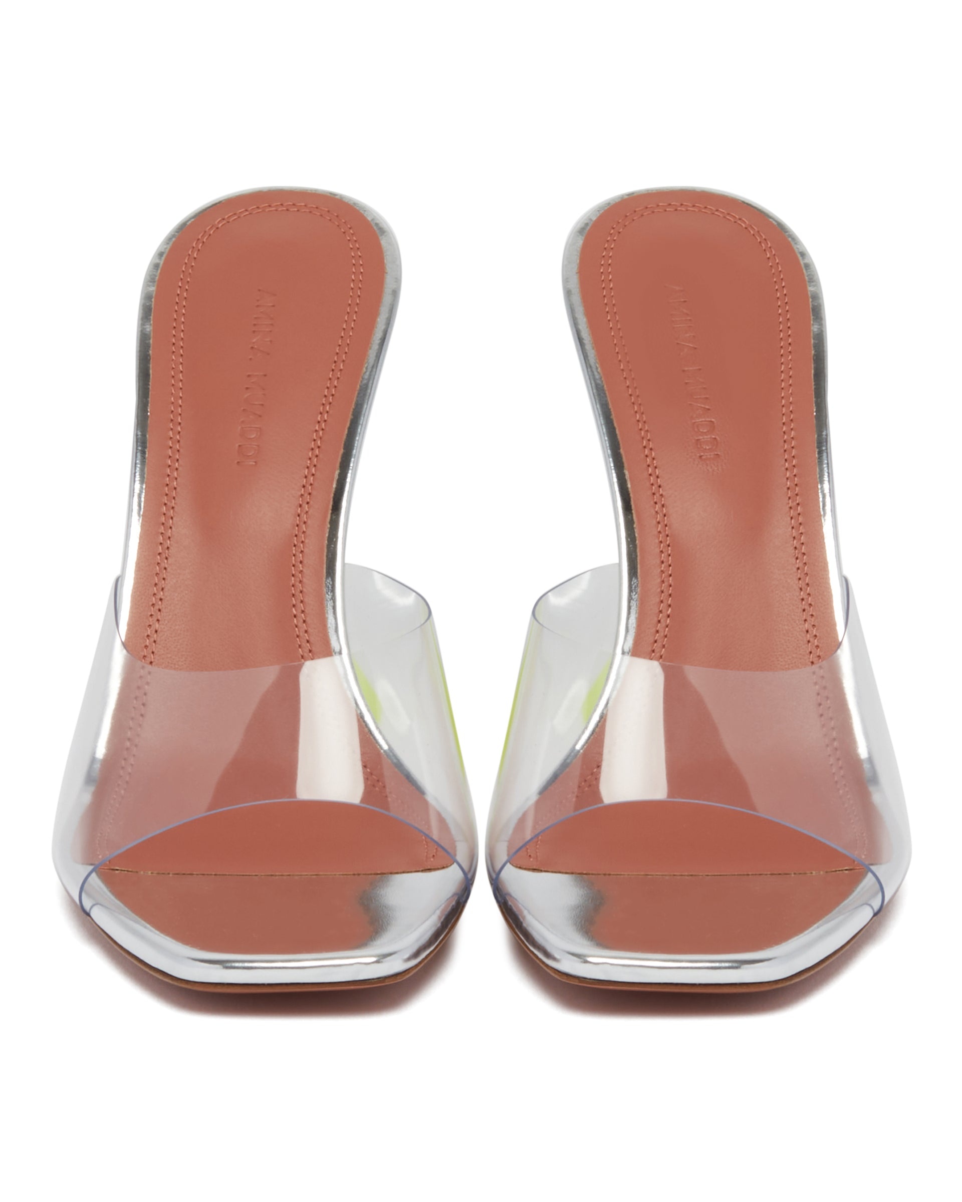 Glass Lupita Mules - 4