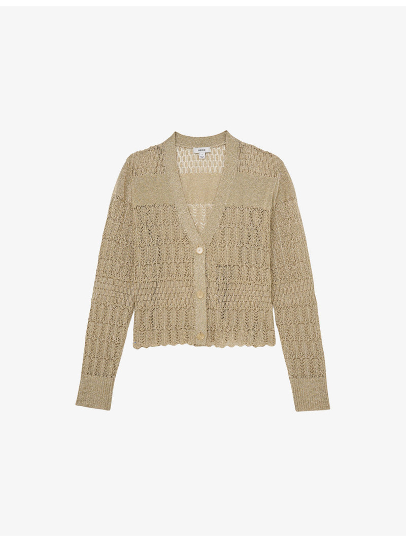 Suzanne V-Neck Knitted Cardigan 1