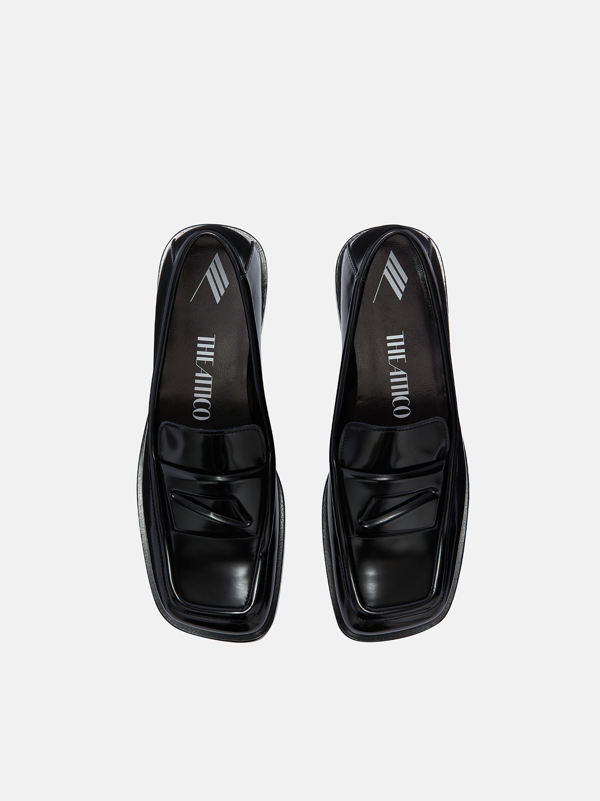 ''AMANDA'' BLACK COLLEGE LOAFER - 4