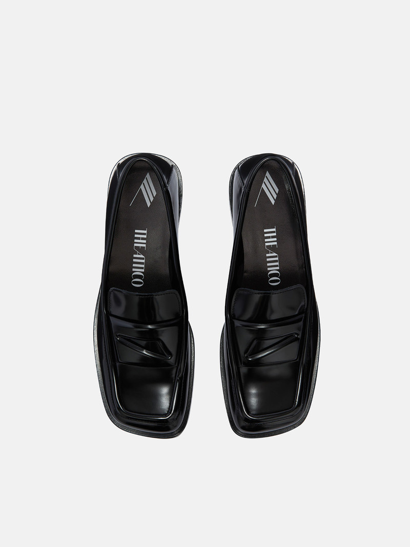 ''AMANDA'' BLACK COLLEGE LOAFER 4