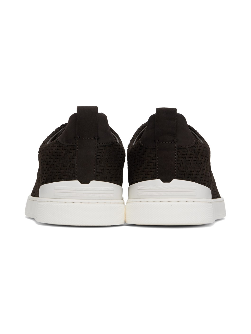 Brown Triple Stitch Sneakers - 2