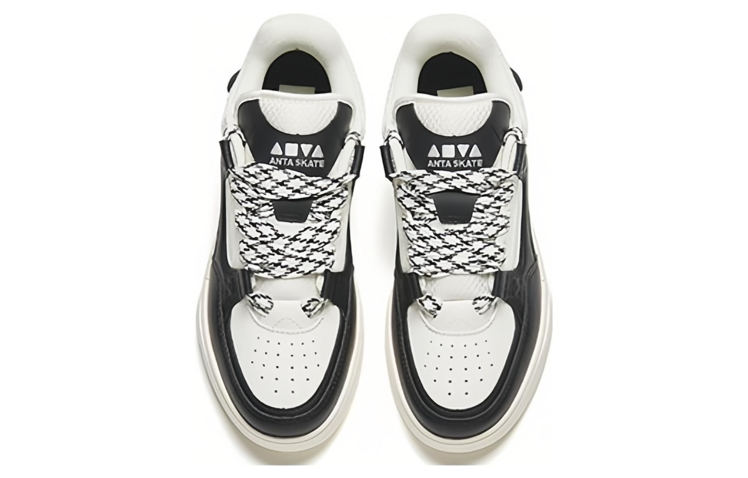 (WMNS) ANTA AOJIE Skateboarding Shoes 'White Black' 922348040-1 - 3