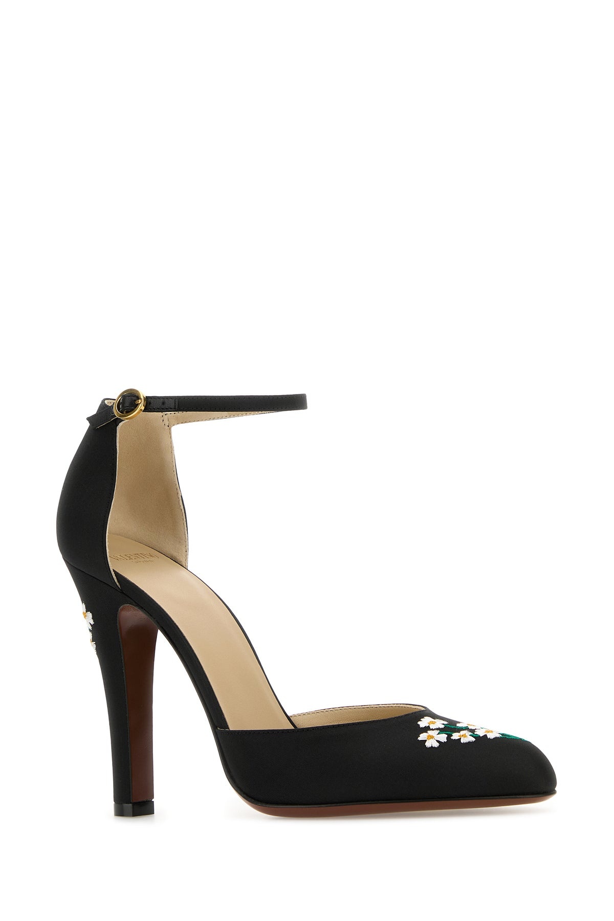 Black fabric Hi Dolly pumps - 2