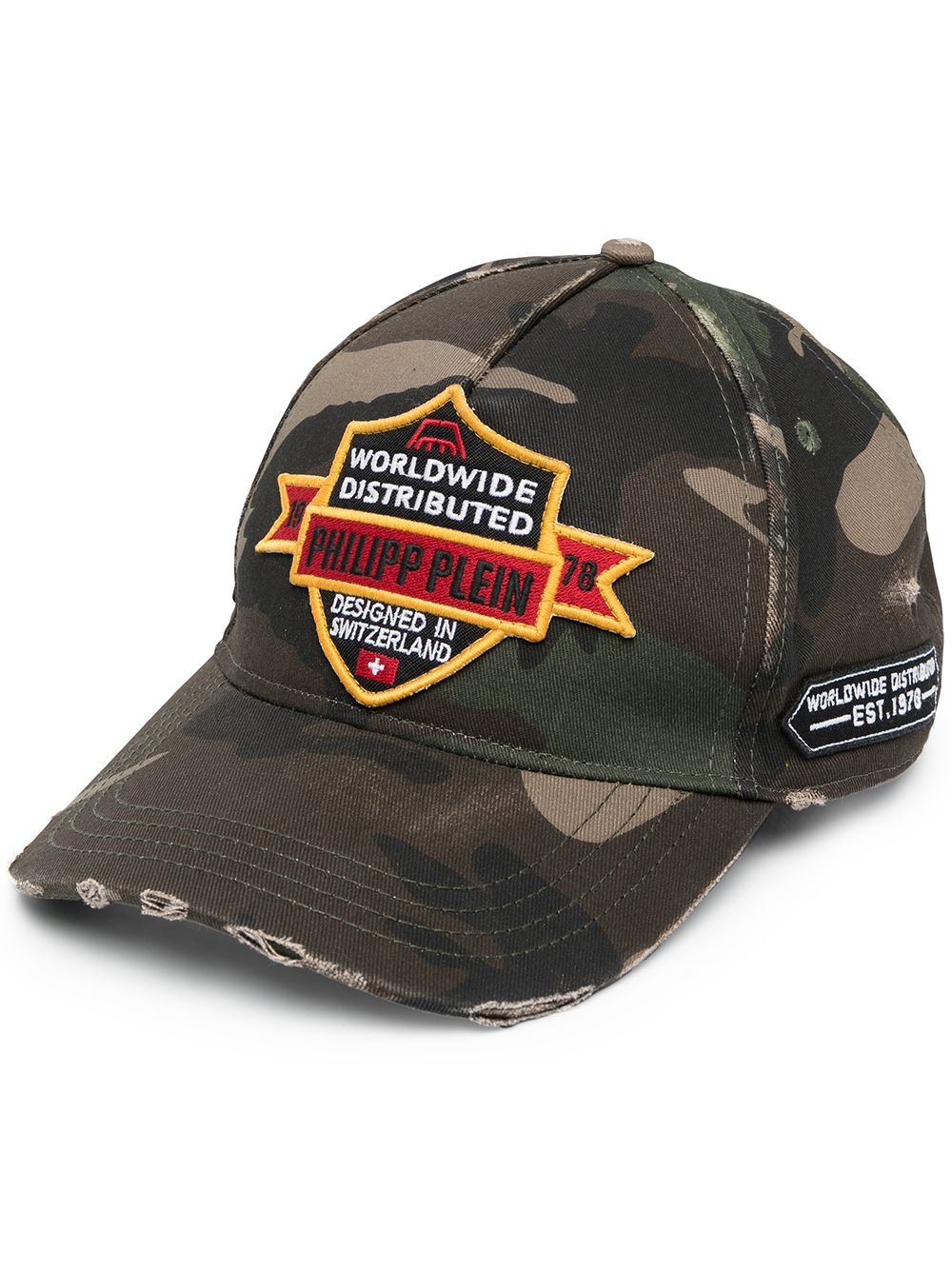 camouflage-print baseball cap - 1