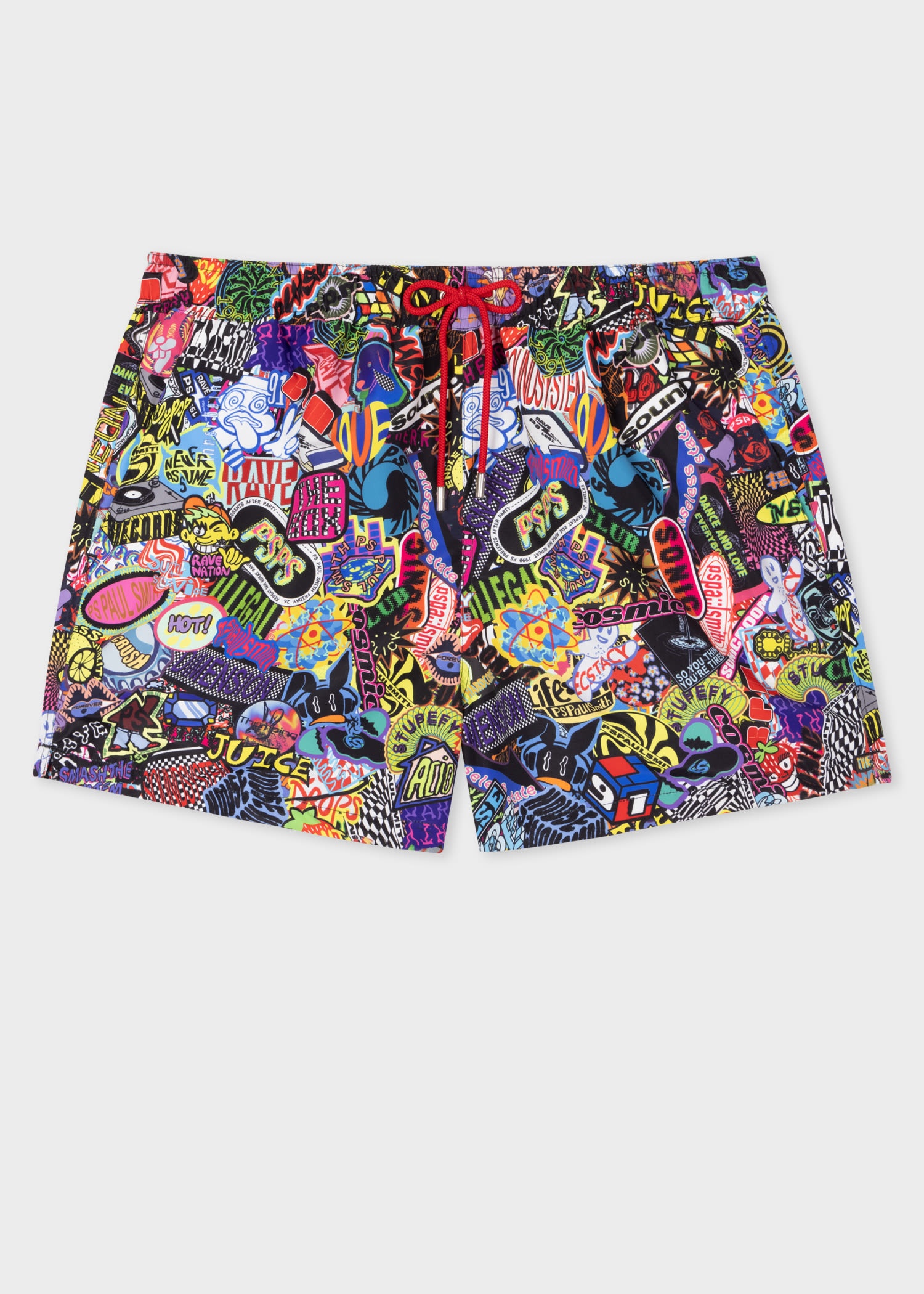 'Stickers' Swim Shorts - 1