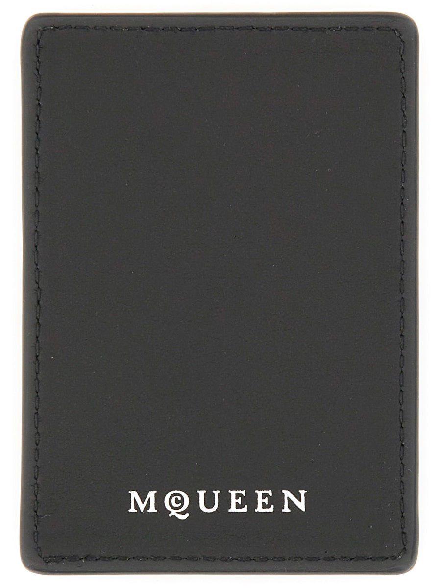 Alexander Mcqueen Men Magnetic Card Holder "Skull" - 2