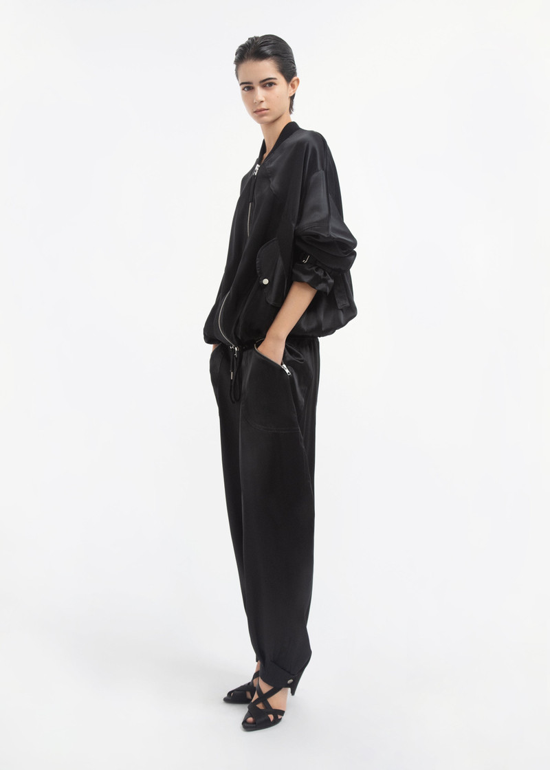 Sports Bomber in Silk Charmeuse 3