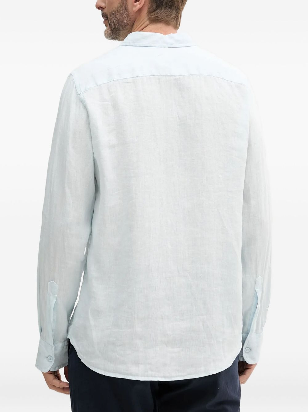 patch-pocket long-sleeve shirt - 4