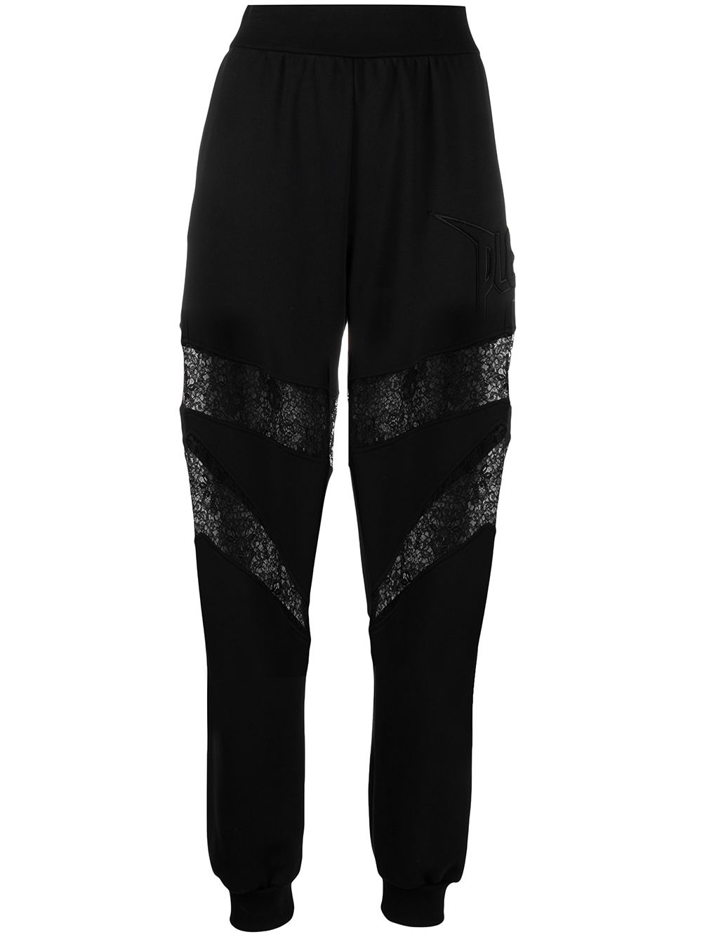 lace panels joggings - 1