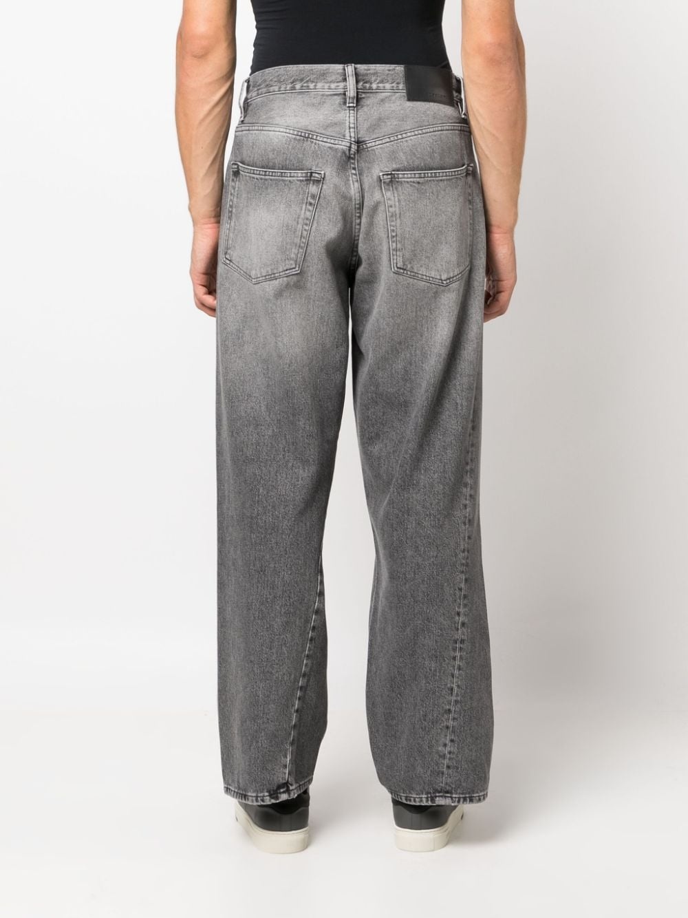 straight-leg cotton jeans - 4