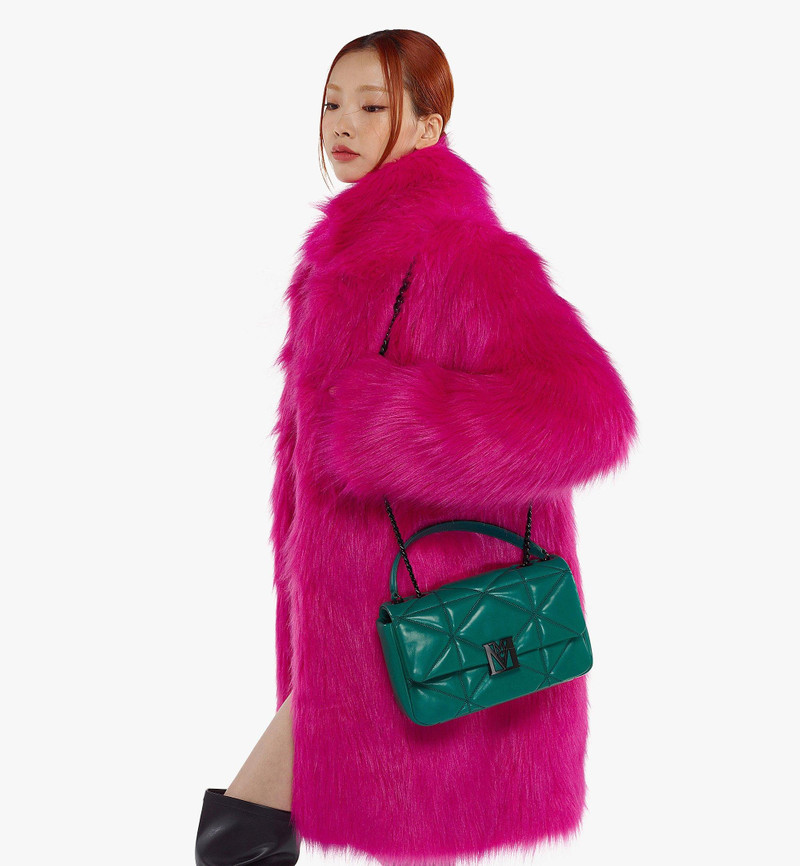 Travia Shoulder Bag in Cloud Quilted Leather 7