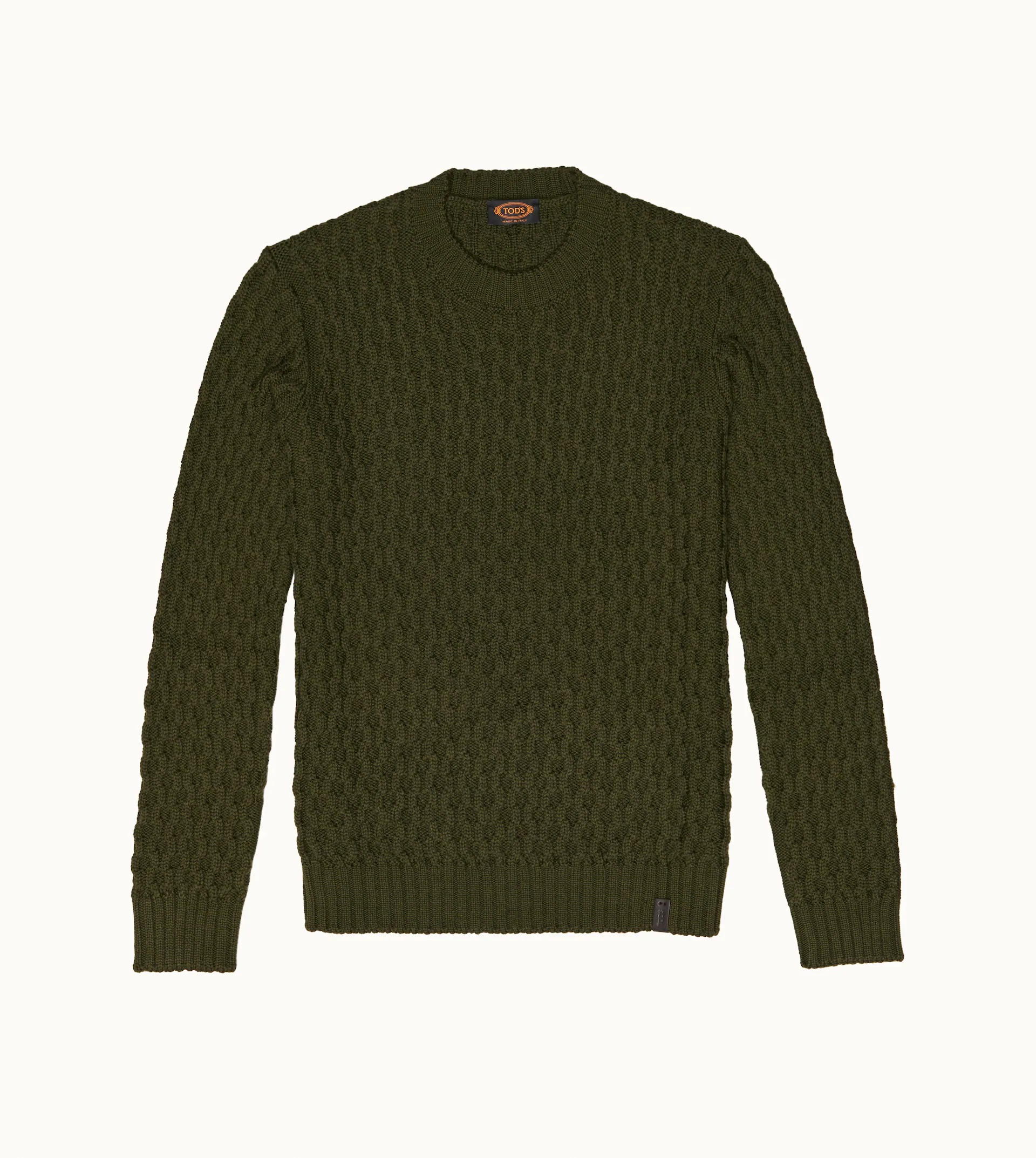 ROUND NECK JUMPER - GREEN - 1