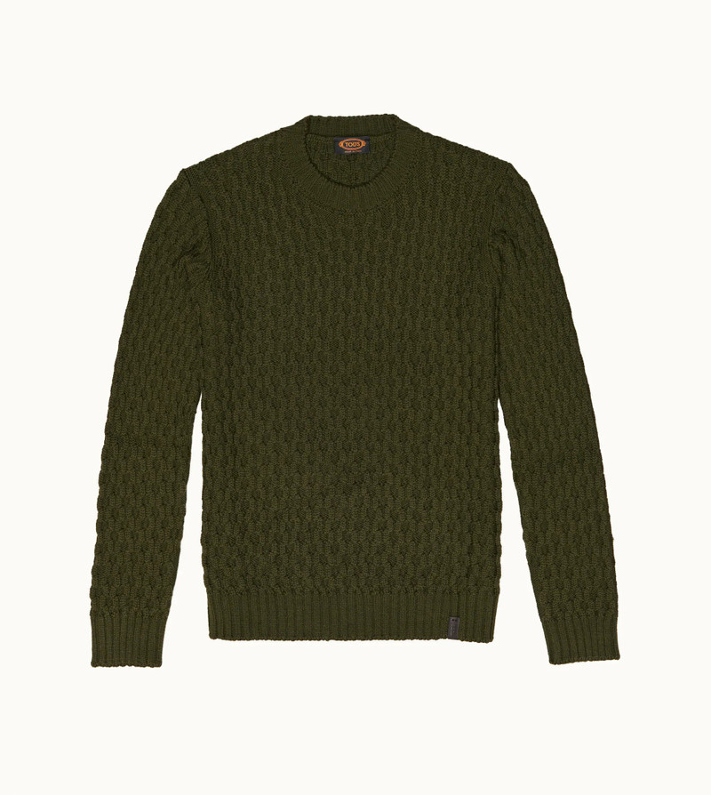 ROUND NECK JUMPER - GREEN 1