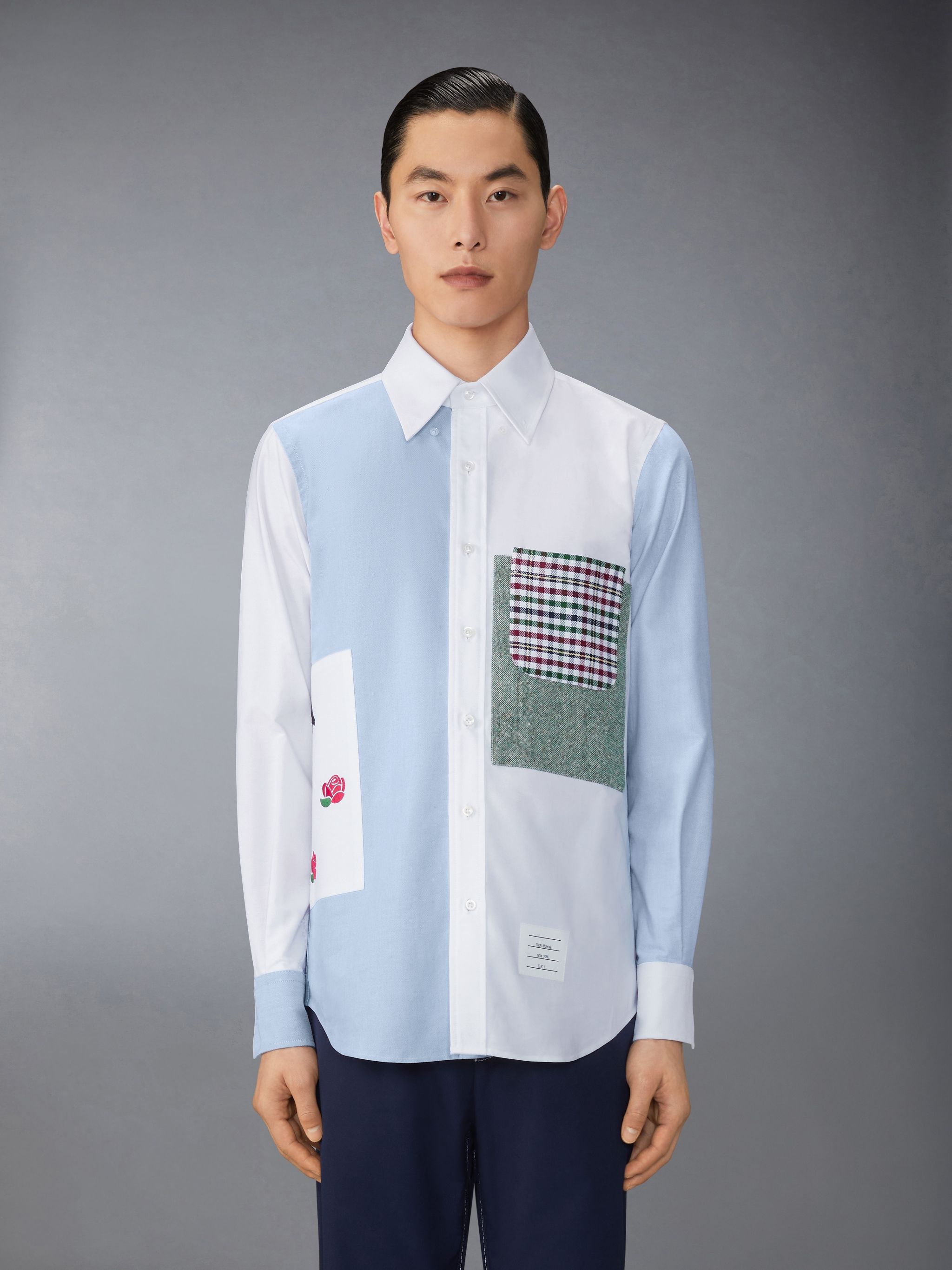 Oxford Rose and Raven Patch Shirt - 2
