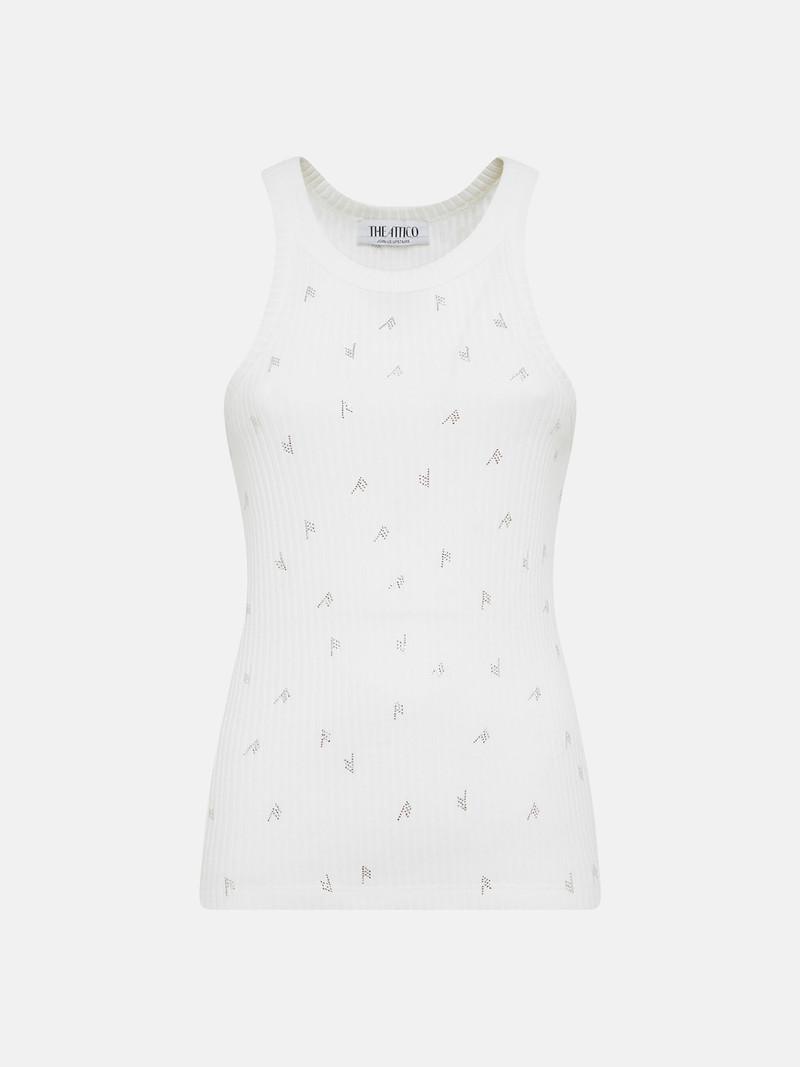 WHITE AND CRYSTAL TOP 1