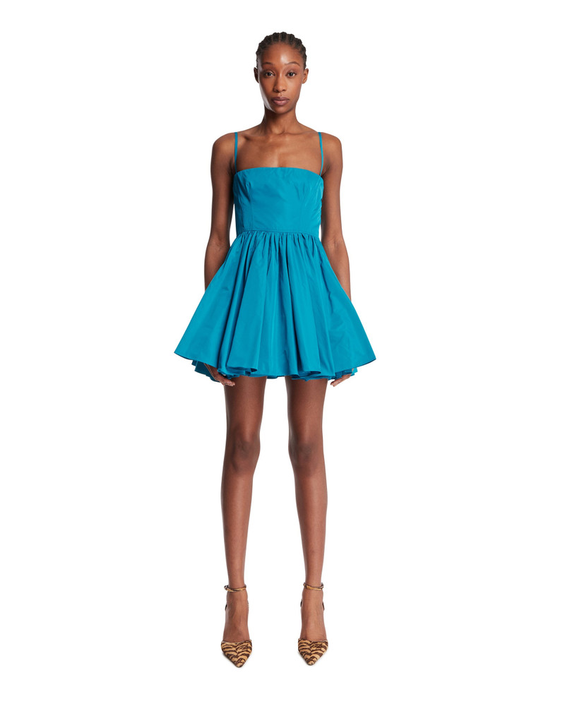 Blue Peplum Mini Dress 1
