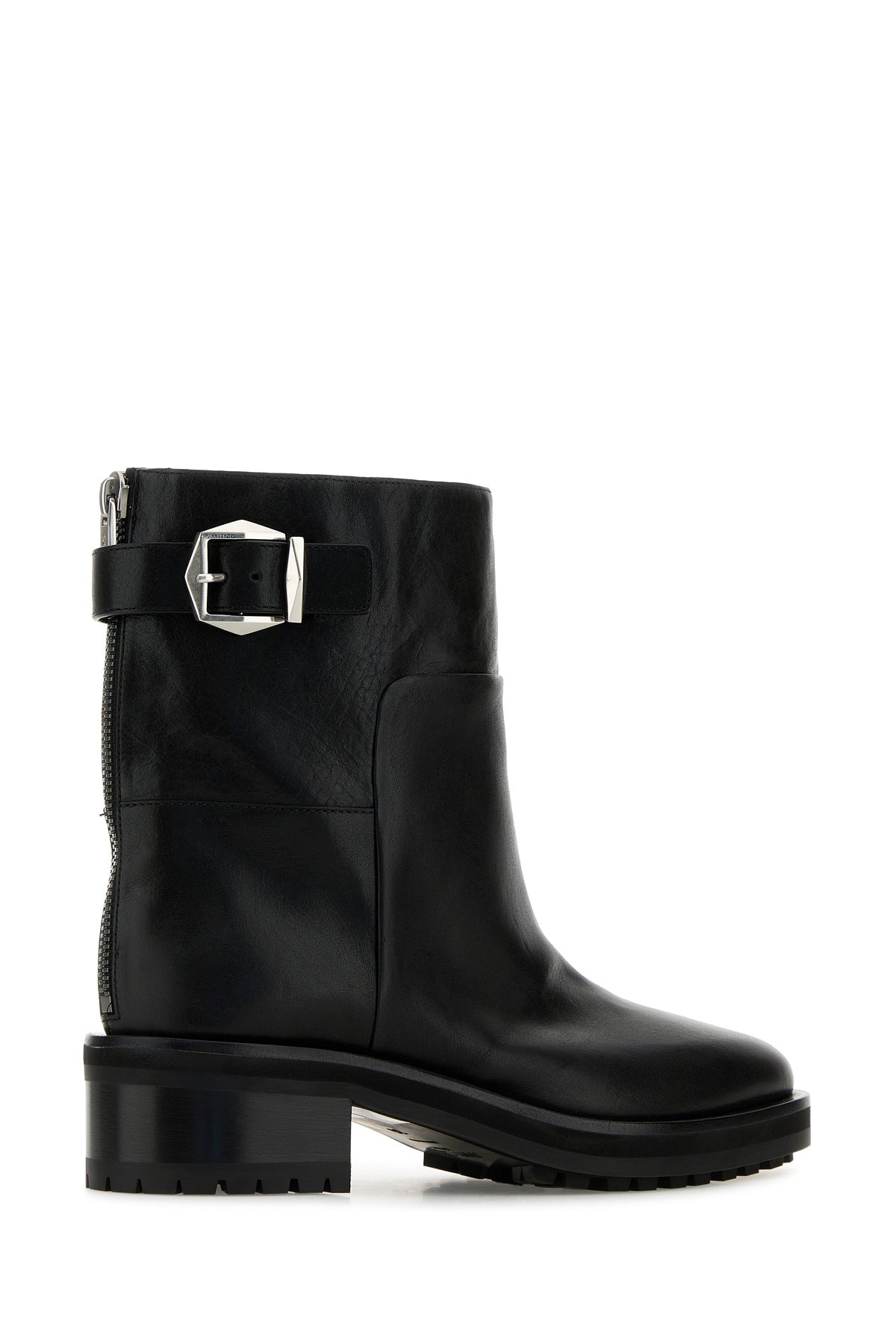 Black leather Brooklyn ankle boots - 3