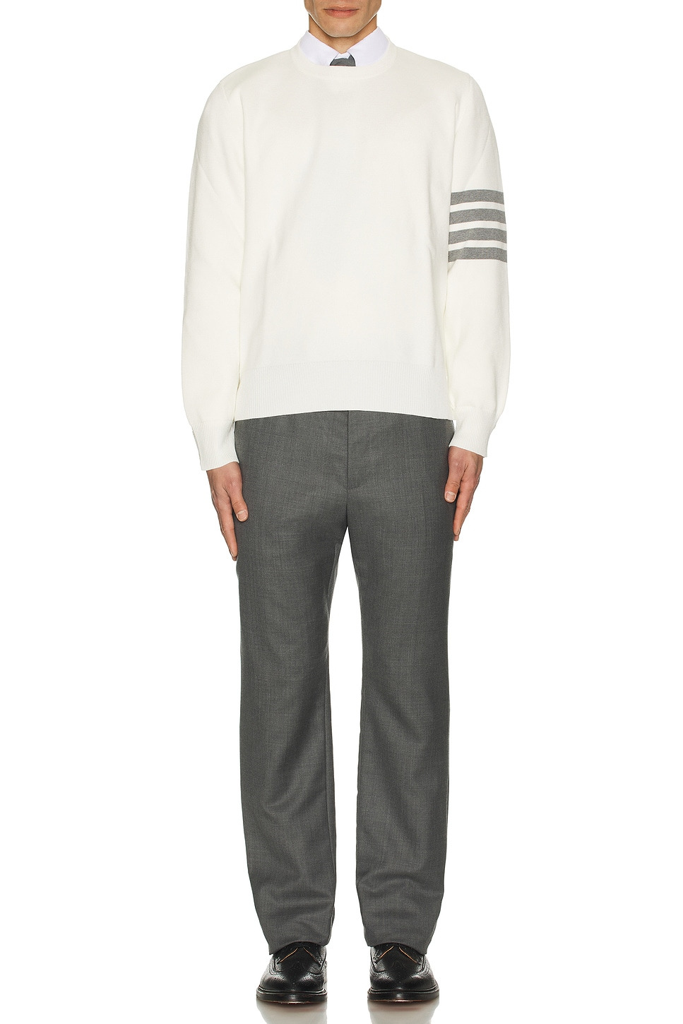 Milano Stitch Crew Neck Pullover - 4