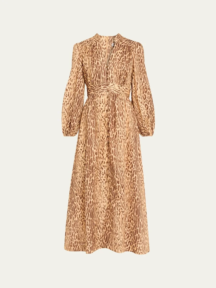 Cascadian Plunge Maxi Dress - 1