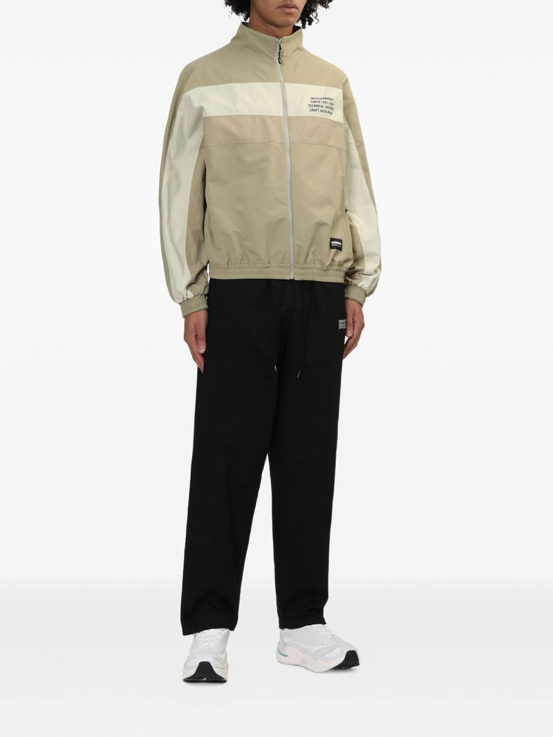 NEIGHBORHOOD panelled zip-up jacket outlook