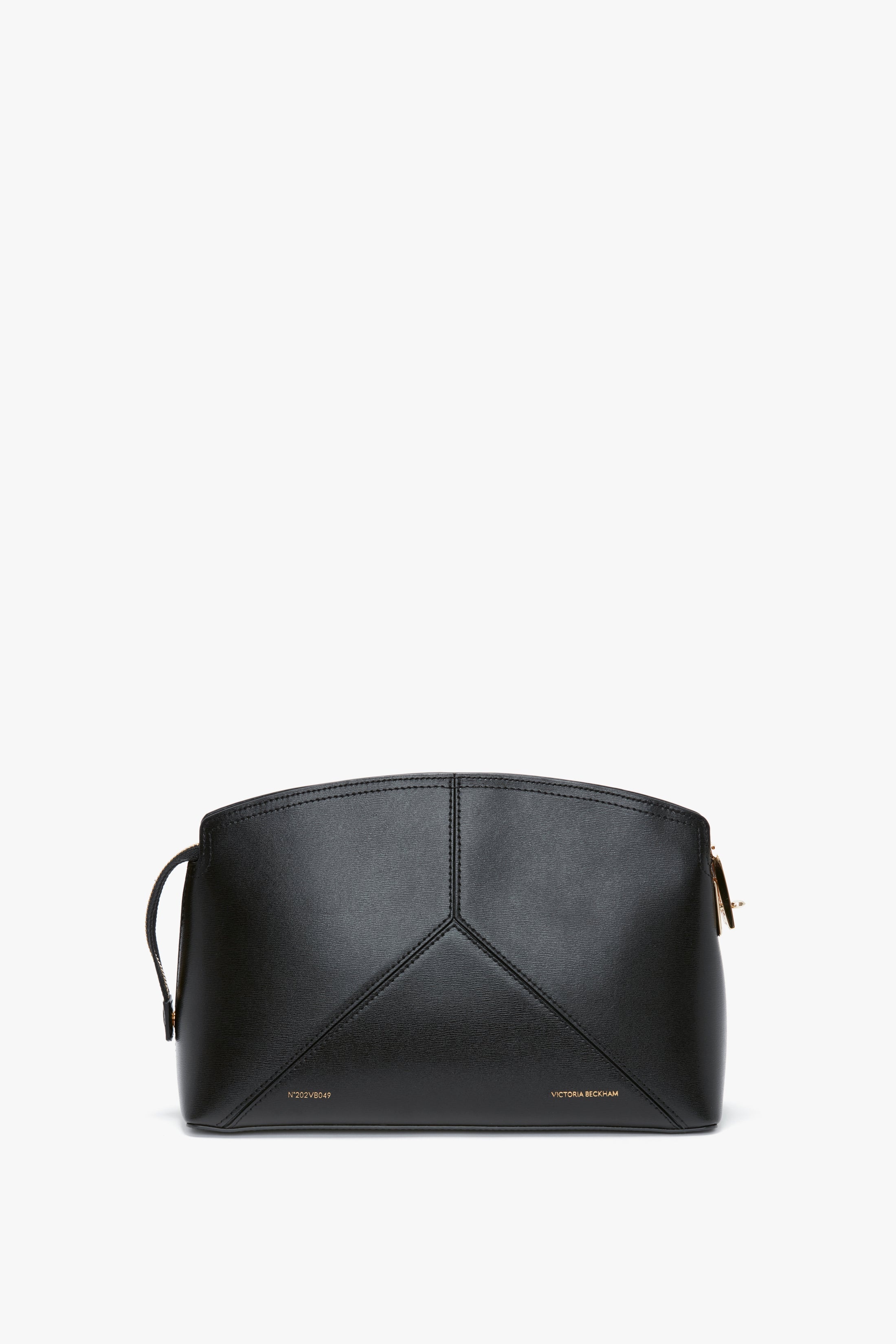 Victoria Clutch Bag In Black Leather - 1