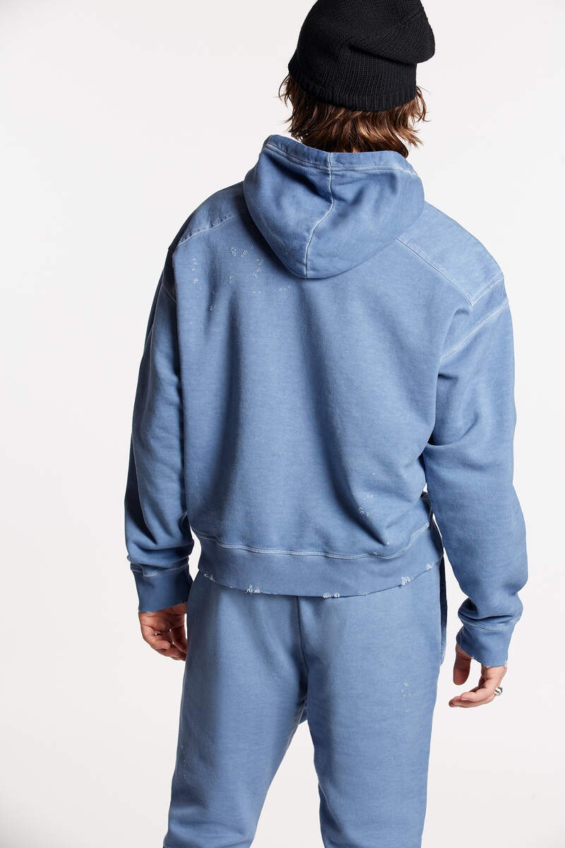 DYED AND DESTROYED CIPRO HOODIE - 2