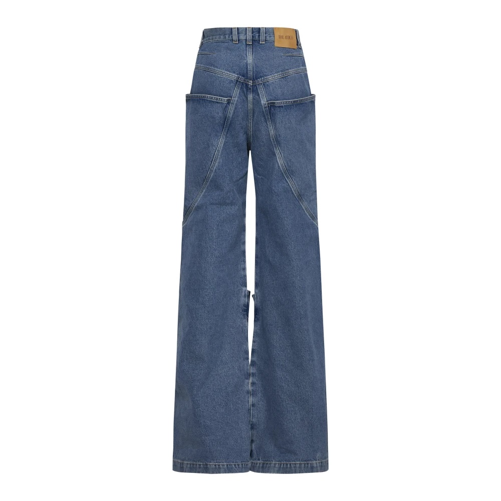 THE ATTICO BLUE DENIM JEANS | miinto | REVERSIBLE