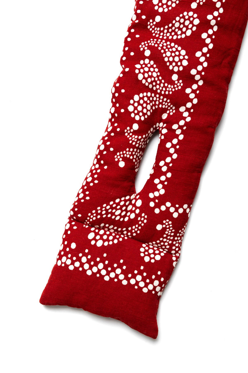 Kapital Linen Rayon Bandana KESA Scarf - Red outlook