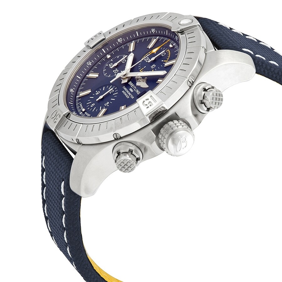 Breitling Avenger Chronograph Automatic Blue Dial Men's Watch A13317101C1X2 - 2
