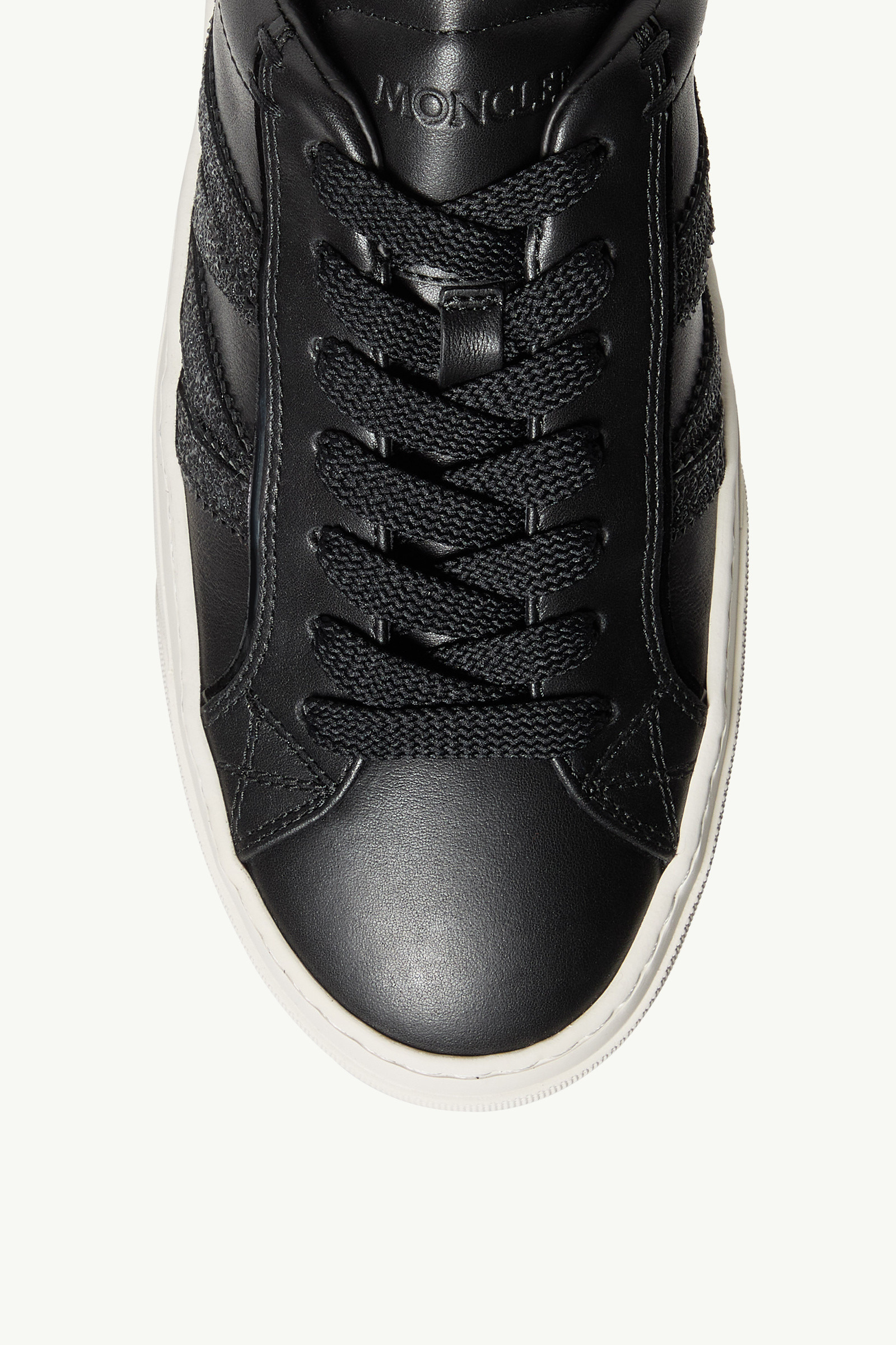 Monaco2 Leather  & Glitter Sneakers - 3
