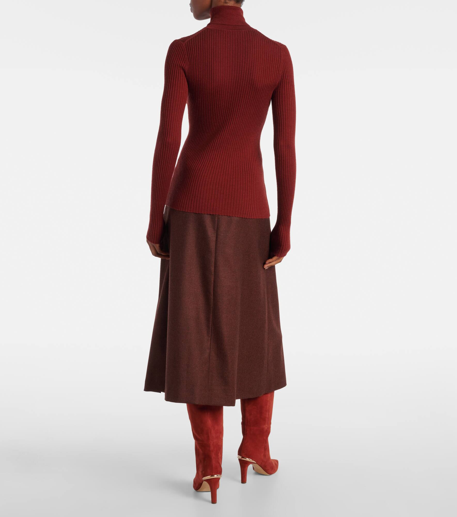 Peppe cashmere and silk turtleneck - 3