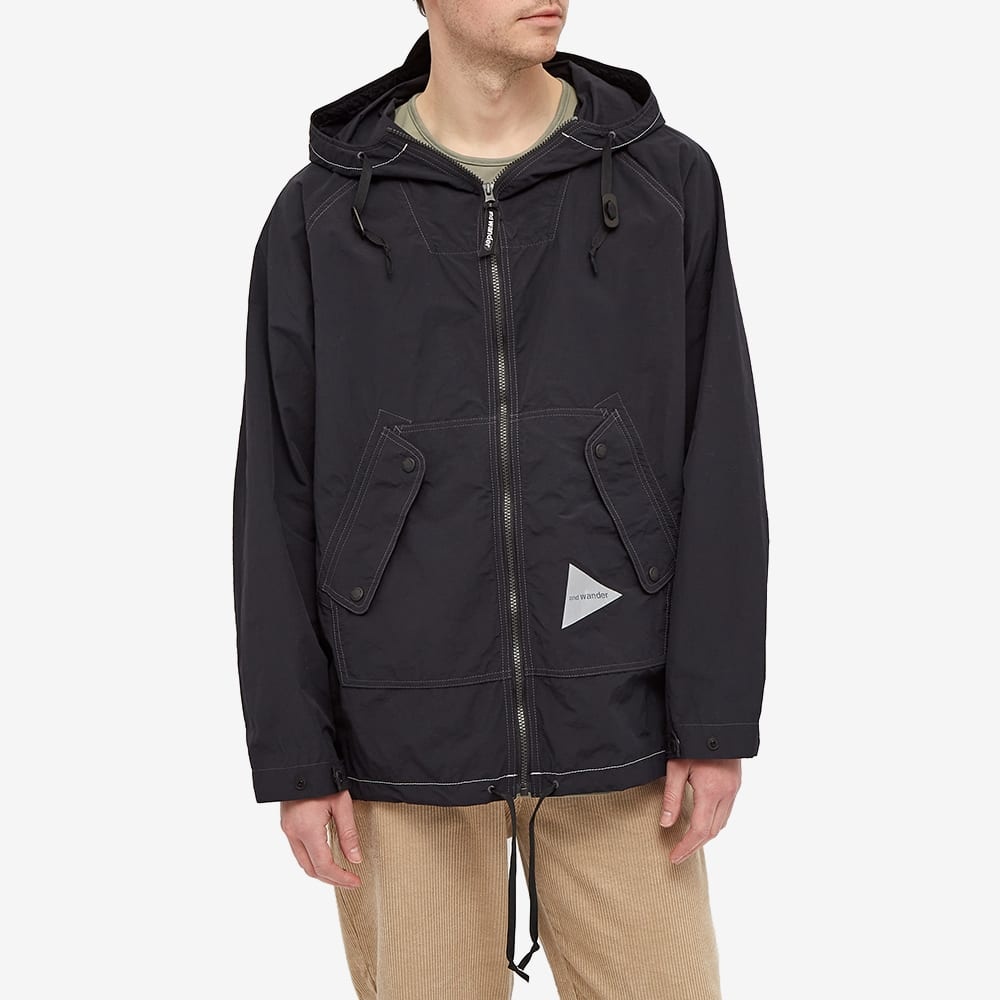 And Wander Nylon Taffeta Hooded Jacket - 5