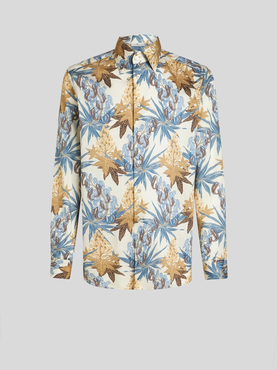 SHIRT WITH FOLIAGE PRINT - 1