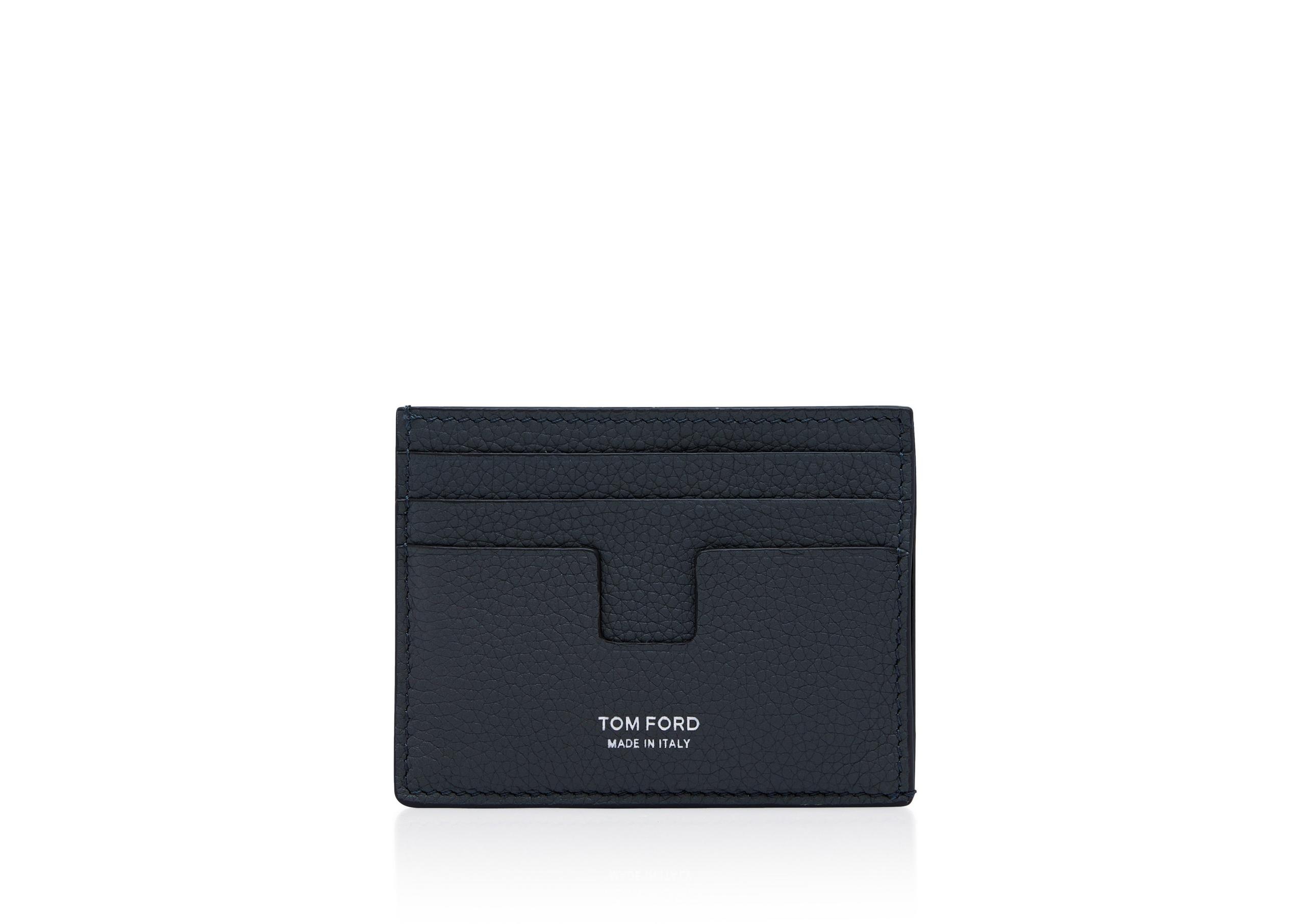 GRAIN LEATHER CARDHOLDER - 1