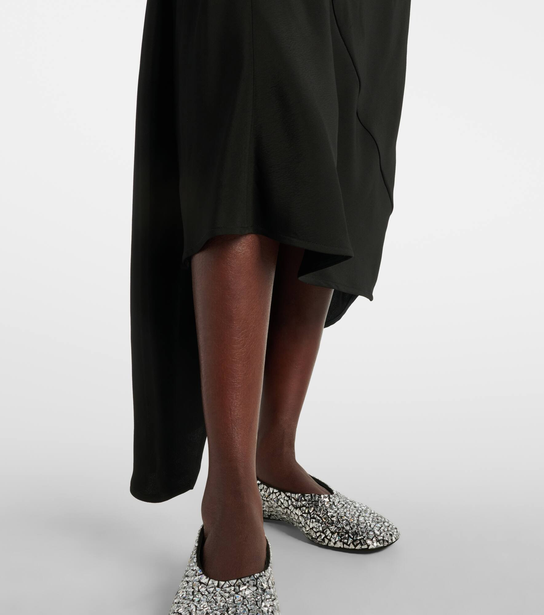 Hallie draped midi dress - 6