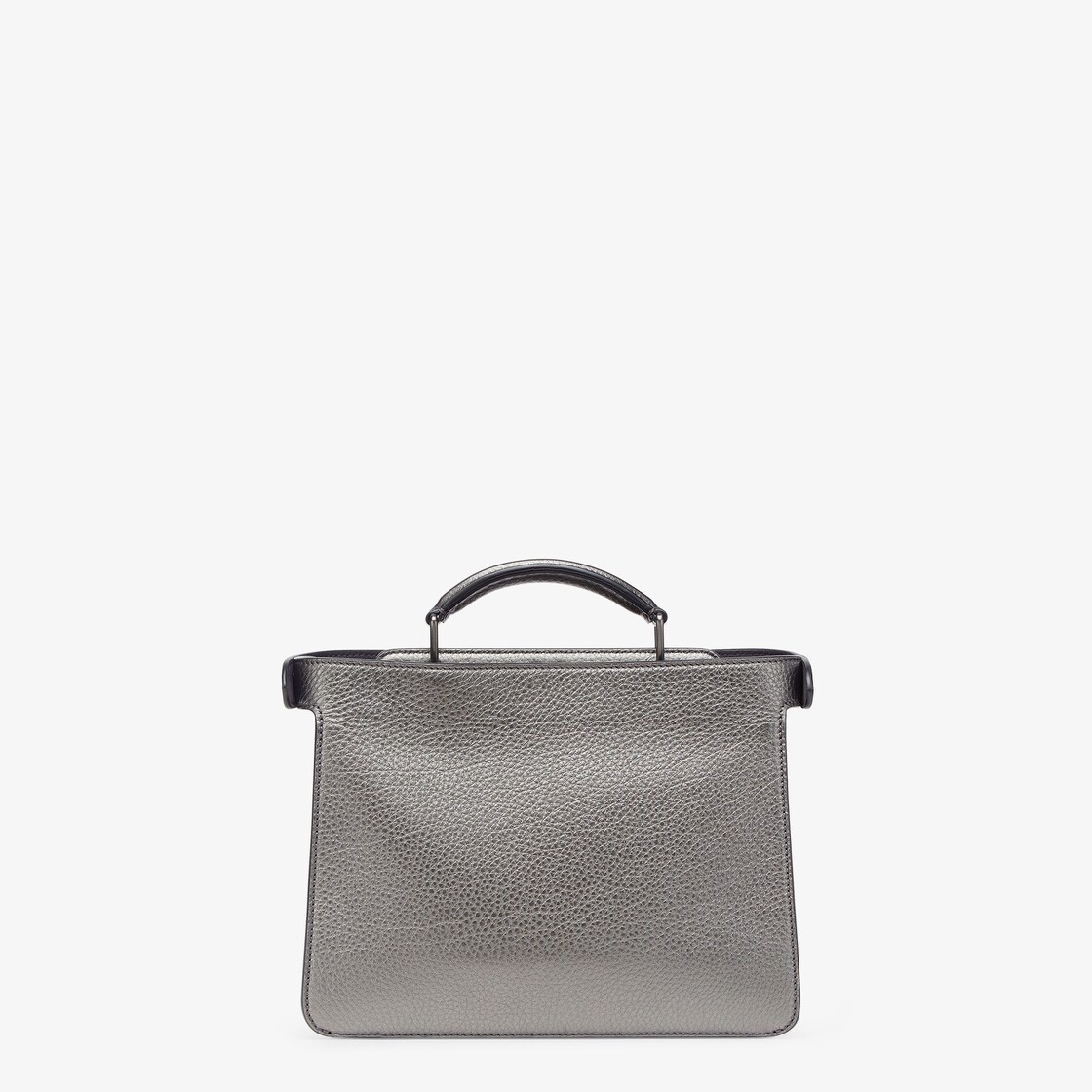 Gray leather bag - 4