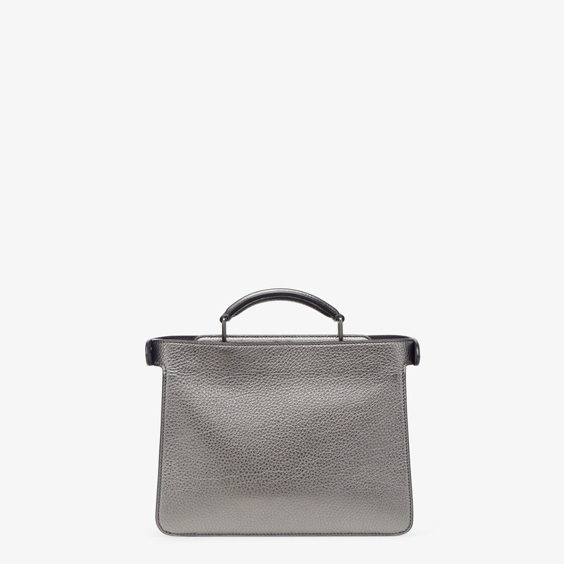 Gray leather bag 4