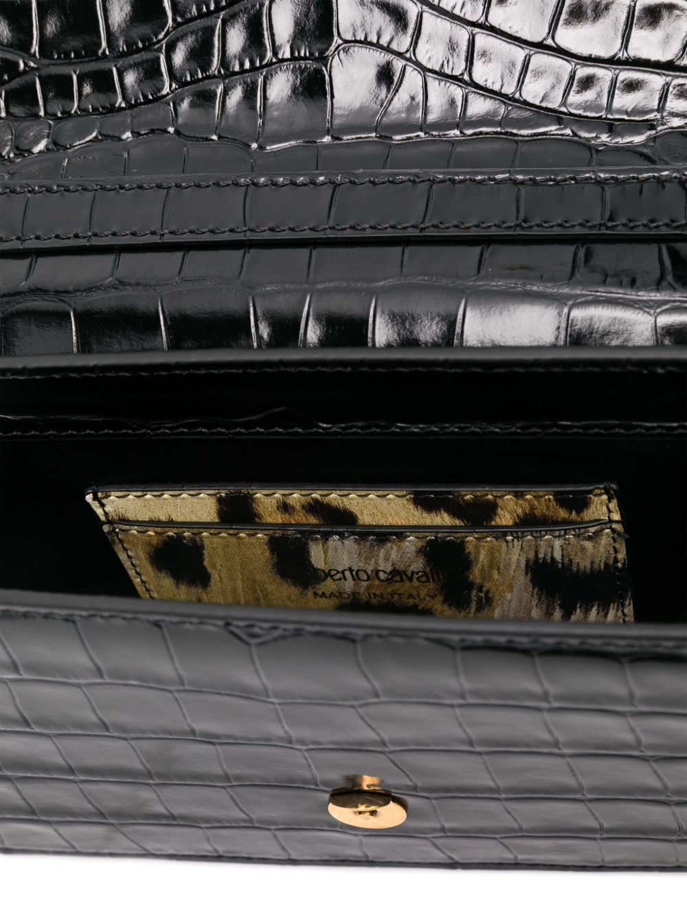logo-plaque clutch bag - 5